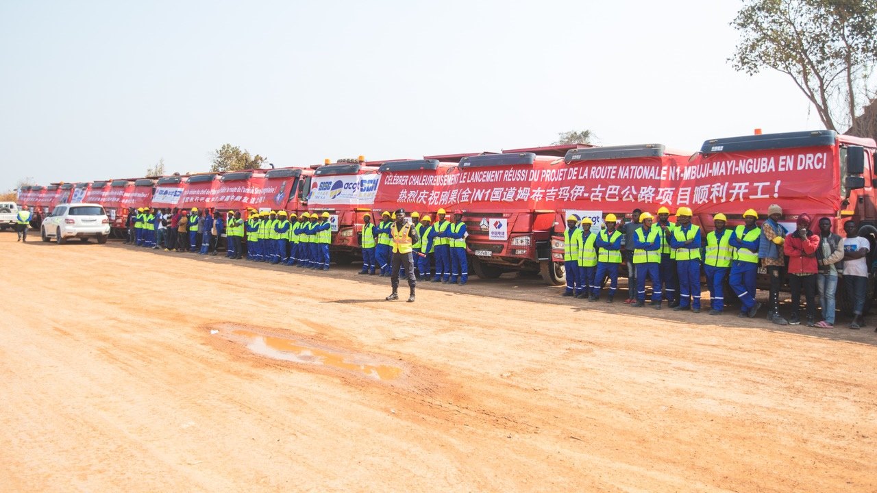 項(xiàng)目開工現(xiàn)場(chǎng)。中鐵資源集團(tuán)供圖