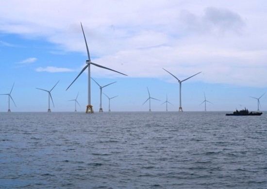 2024年6月19日拍攝的三峽集團(tuán)漳浦二期海上風(fēng)電項(xiàng)目。新華社記者 林善傳 攝