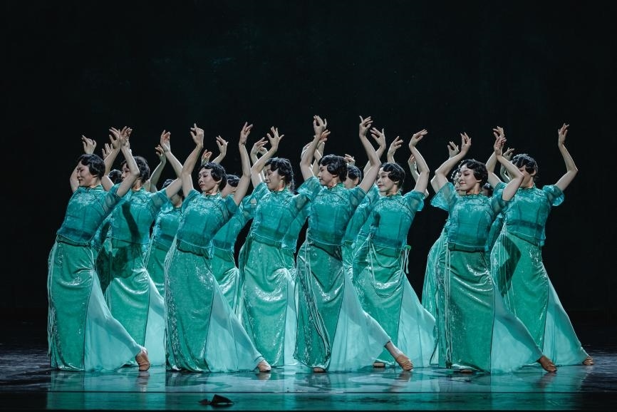 舞劇《熱血當(dāng)歌》演出現(xiàn)場。主辦方供圖