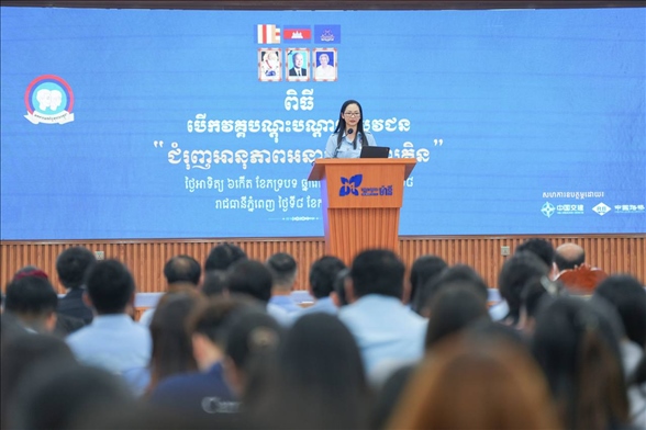 占尼莫在開(kāi)幕式致辭。活動(dòng)主辦方供圖