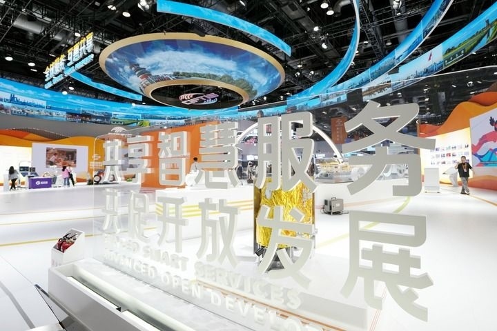 這是2024年9月11日拍攝的國家會議中心內(nèi)景。新華社記者 鞠煥宗 攝