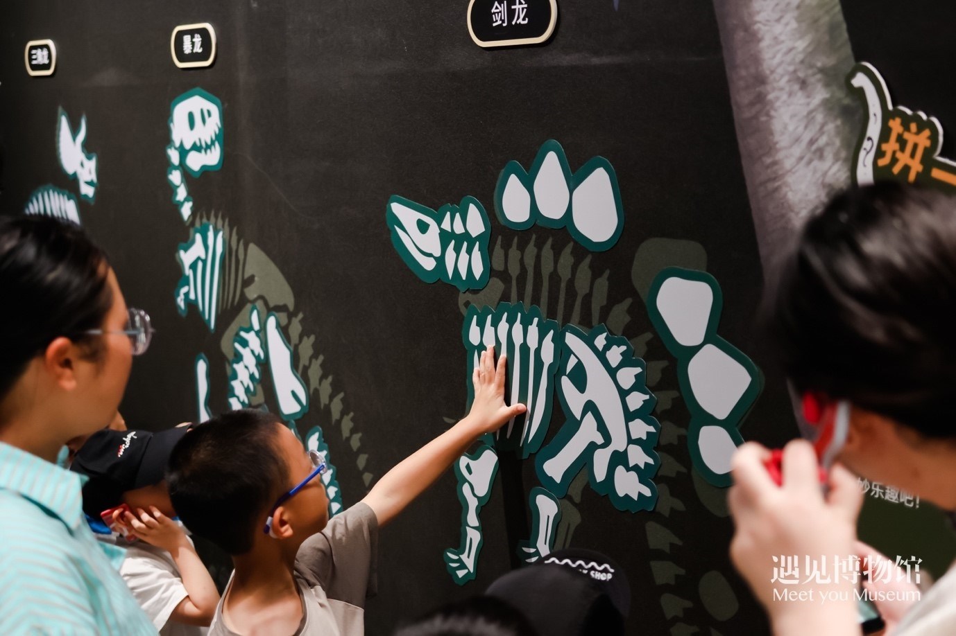 5. “2億年的地球記憶——恐龍化石特展”互動(dòng)區(qū)域。遇見博物館供圖