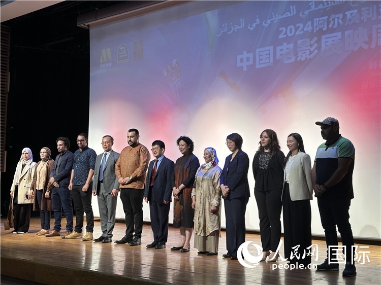 中阿兩國官員、電影行業(yè)從業(yè)者、媒體代表等出席開幕式 郝瑞敏攝