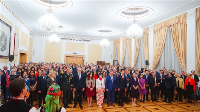 招待會(huì)現(xiàn)場(chǎng)。中國(guó)駐波蘭大使館供圖