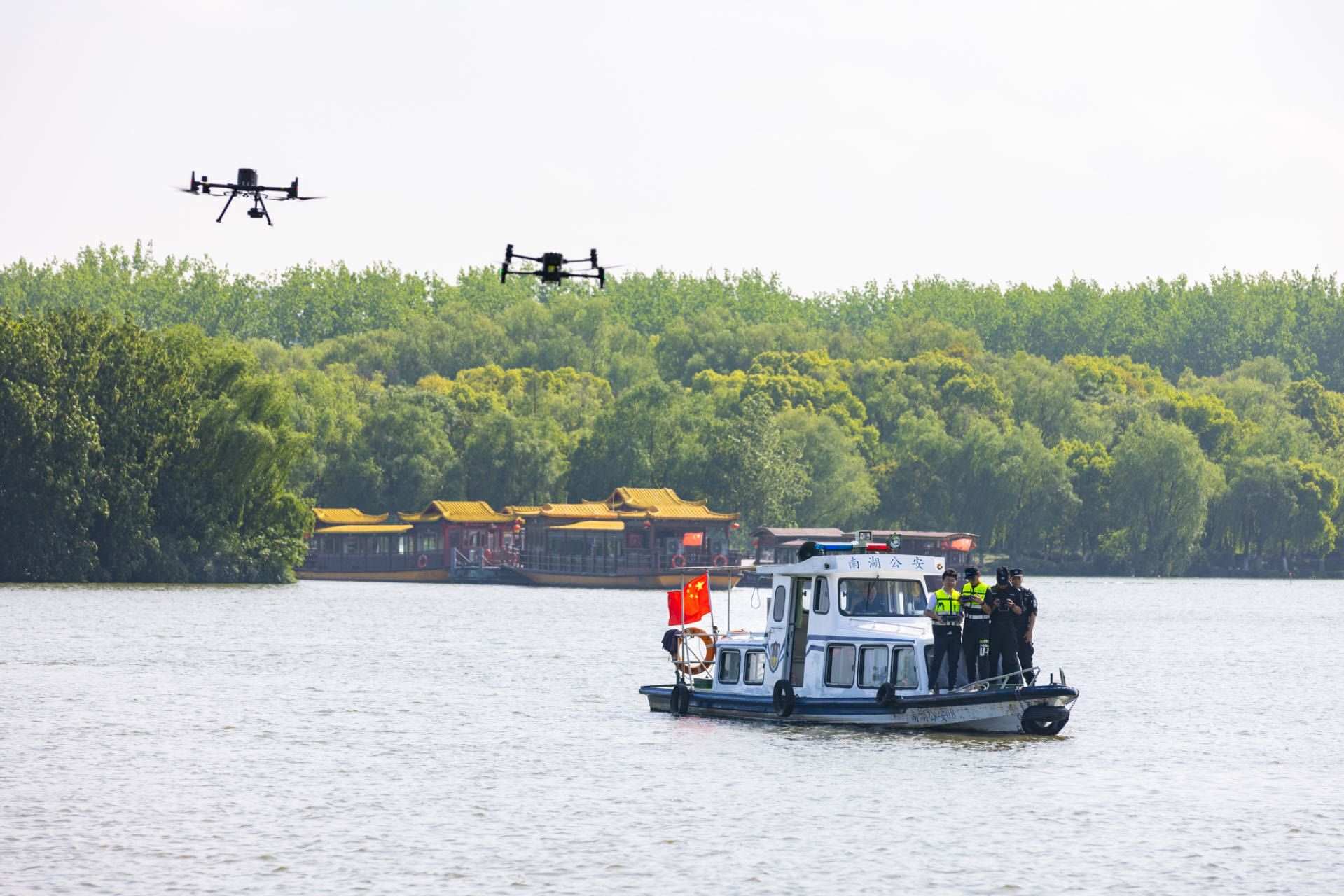 無人機義警隊。公安部供圖