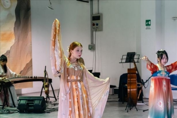 交流活動現(xiàn)場。 中國駐意大利使館供圖