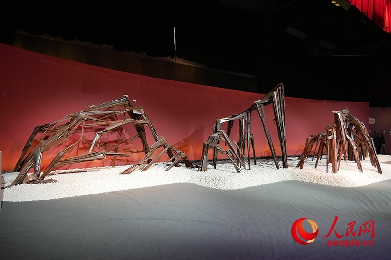 《鑄魂五岳》。人民網(wǎng)記者 韋衍行攝