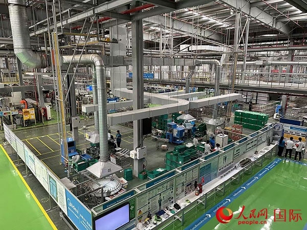 中企美的泰國(guó)工廠。人民網(wǎng)記者 簡(jiǎn)承淵攝