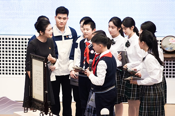 首屆全國“博物館里的大思政課”示范交流活動。學校供圖