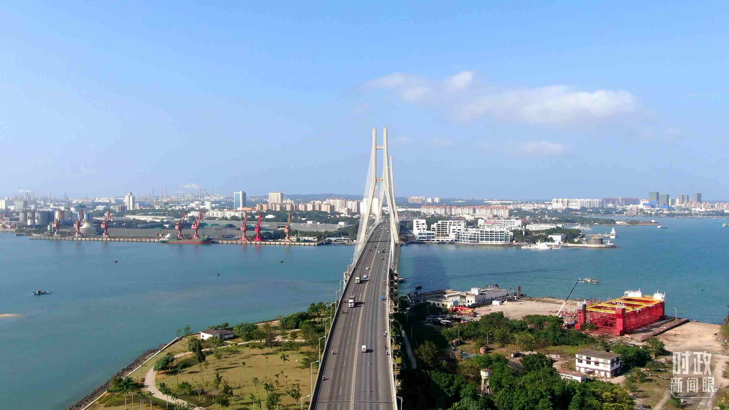 海南洋浦經濟開發(fā)區(qū)。（總臺記者葉飛提供）