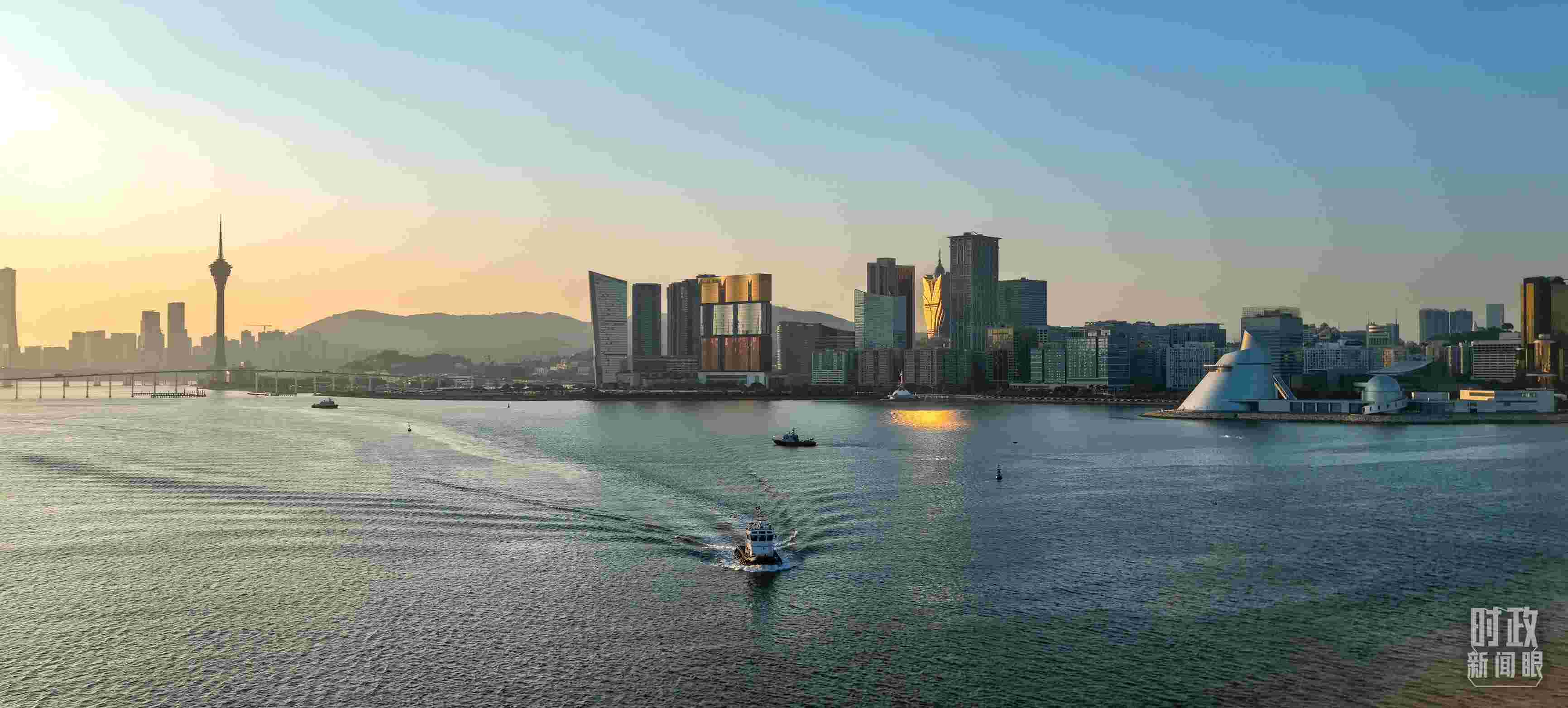 △澳門風(fēng)光。（總臺(tái)央視記者王子杭拍攝）