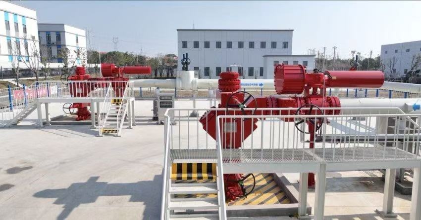 300兆瓦壓氣儲能示范工程鹽穴儲氣庫井場。受訪者供圖