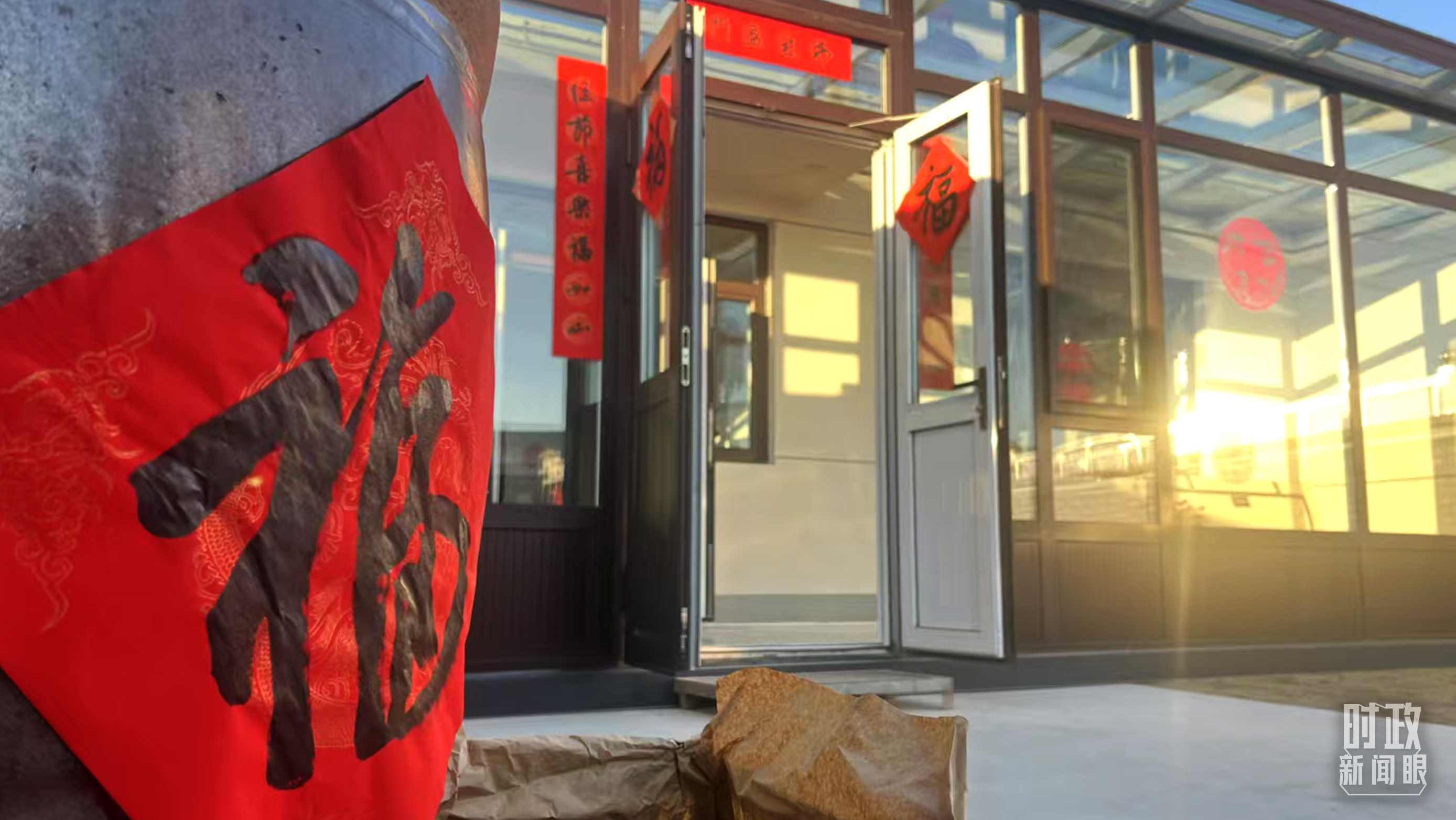 祝家溝村新居。（總臺(tái)央視記者李煒拍攝）