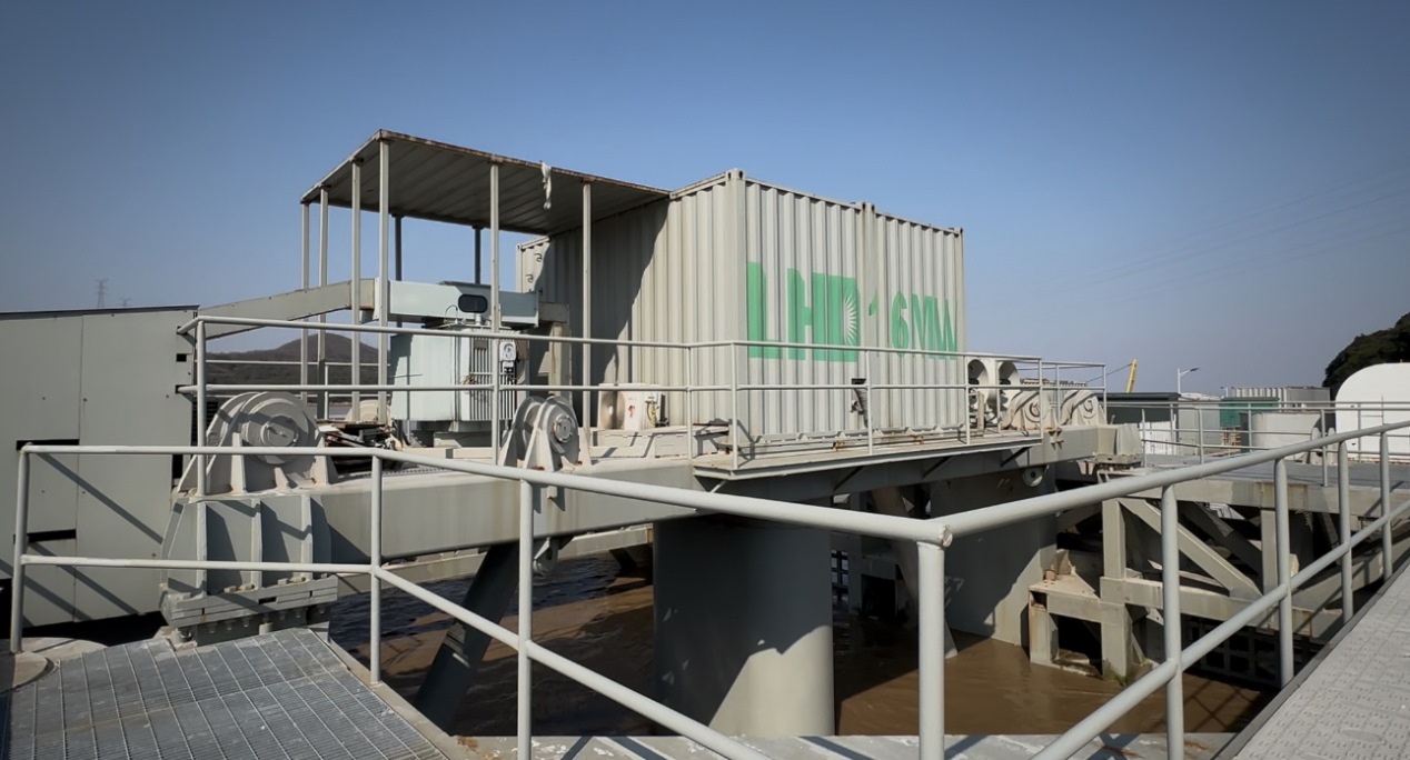 LHD潮流能發(fā)電站。人民網(wǎng)記者 王紹紹攝