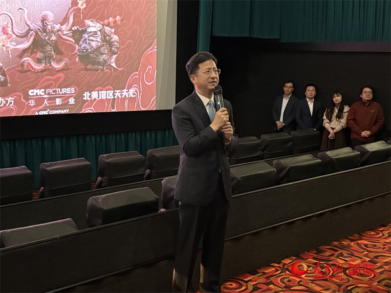 中國(guó)駐舊金山總領(lǐng)事張建敏現(xiàn)場(chǎng)致辭 鄧圩攝