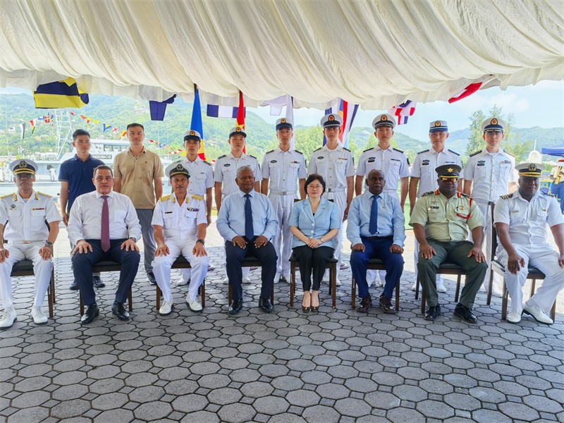 儀式現(xiàn)場。中國駐塞舌爾大使館供圖