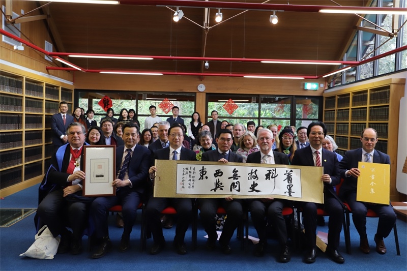 《宋畫全集》亮相劍橋大學(xué)李約瑟研究所。主辦方供圖