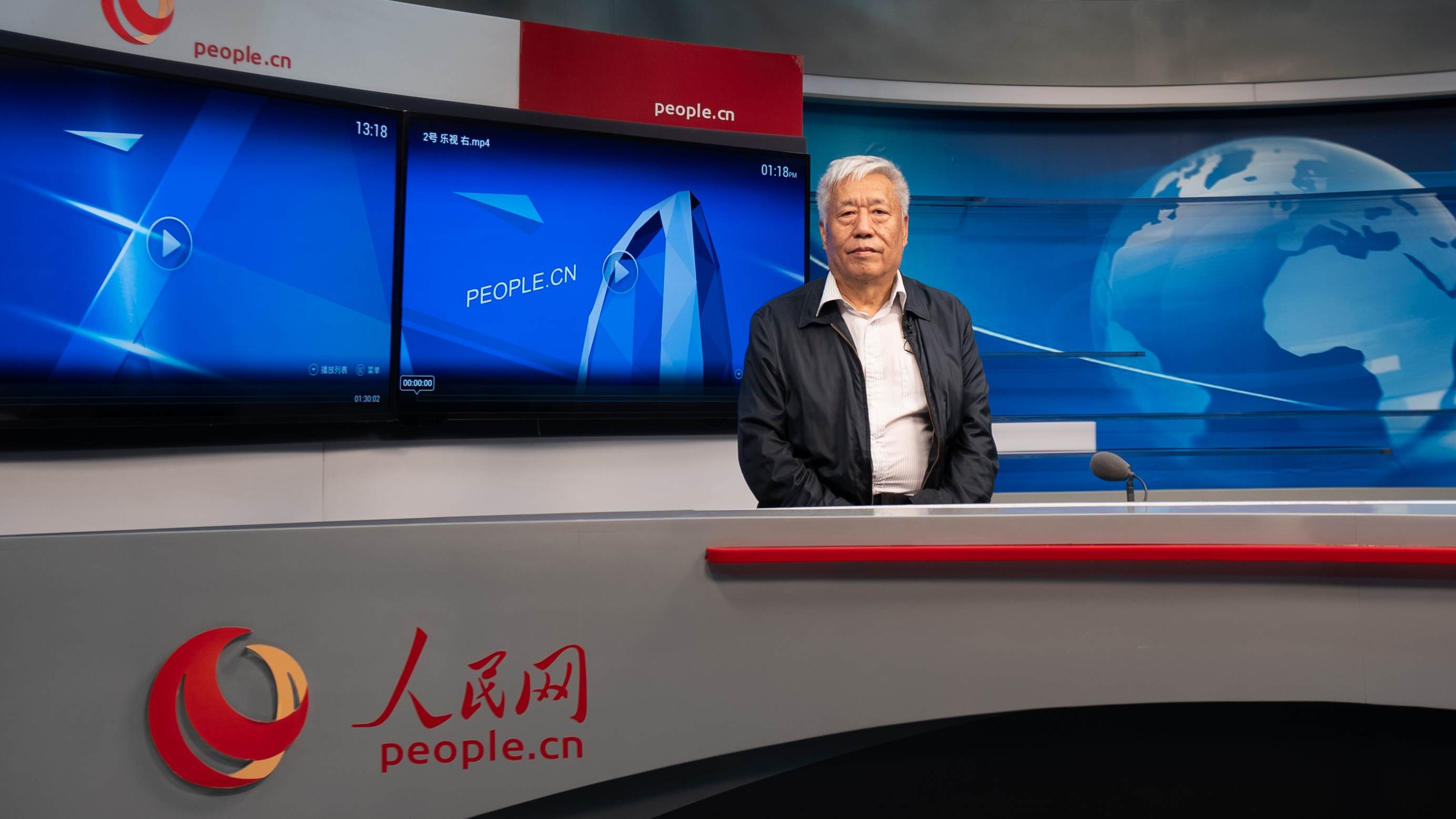 中國(guó)地震局地球物理研究所原副所長(zhǎng)、研究員高孟潭作客人民網(wǎng)。人民網(wǎng)記者 葛泰佚攝