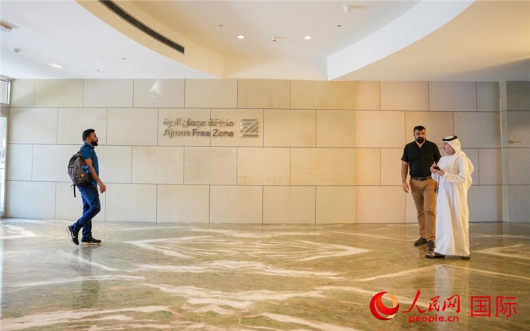 阿治曼自由區(qū)始建于1988年，阿治曼中國城設(shè)立于自由區(qū)內(nèi)。人民網(wǎng) 塔里克·易卜拉欣攝