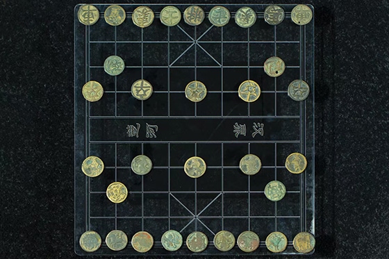 宋代中國銅象棋子。主辦方供圖