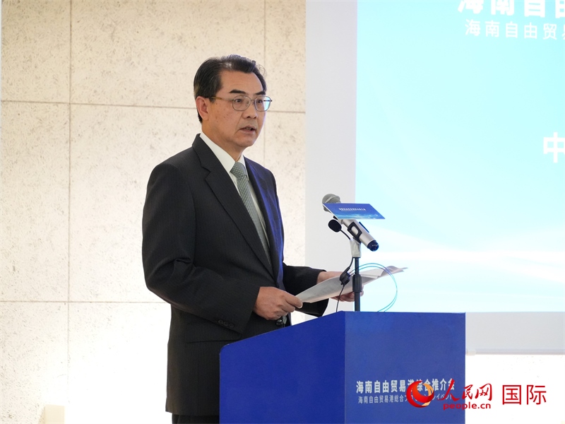 中國駐日本大使吳江浩致辭。人民網(wǎng) 許可攝